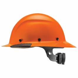 LIFT Safety DAX Full Brim Orange Hard Hat Hi-Viz | HDF-18OG | Nail