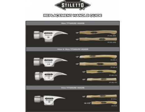 Stiletto 14oz Milled Face 18