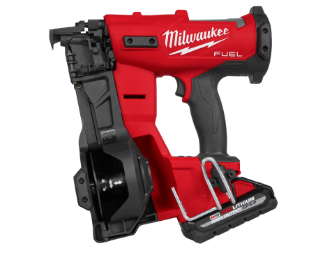 Milwaukee M18 Fuel Coil Roofing Nailer Kit | 2909-21 | Nail Gun Depot