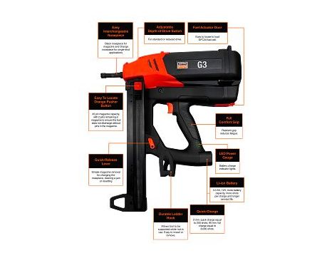 Simpson Strong-Tie G3 Gas-Actuated Fastening Tool Kit | G3 | Nail