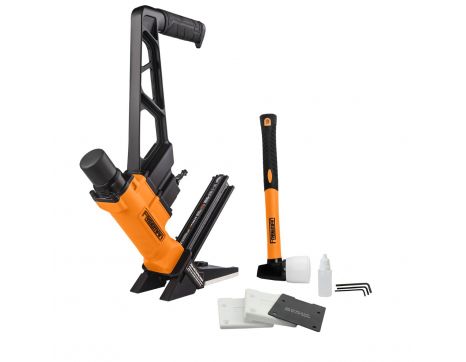 Freeman Pneumatic 18-Gauge L-Cleat Flooring Nailer w/ Fiberglass