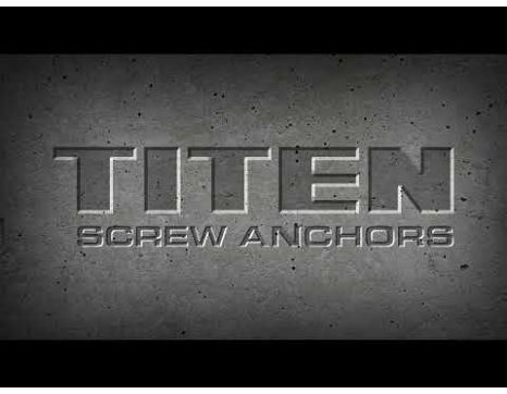 Simpson Strong-Tie Titen Turbo Concrete Screws - T-25 Flat Head 3/16 X 2-3/4 Inch (100 Count)