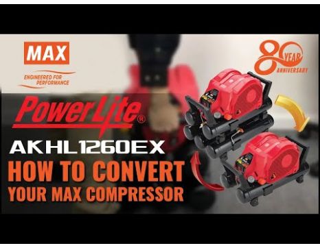 MAX AKHL1260EX PowerLite High Pressure Air Compressor | Nail Gun Depot