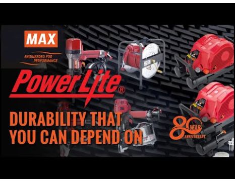MAX PowerLite High Pressure Metal Connector Nailer, 1-1/2” to 2-1