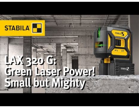 Stabila LAX320G Green Beam Cross Line Laser | 03190 | Nail Gun Depot