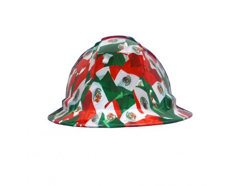 PIP Dynamic Kilimanjaro Full Brim Mexican Flag Gloss Hard Hat