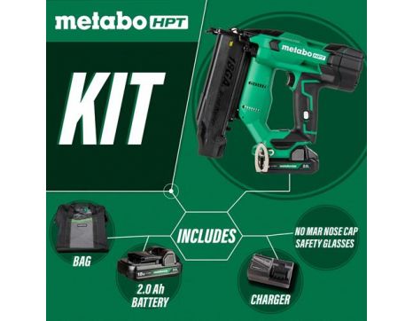 Battery Operated Hitachi 18 Gauge Brad Nailer Cordless Metabo