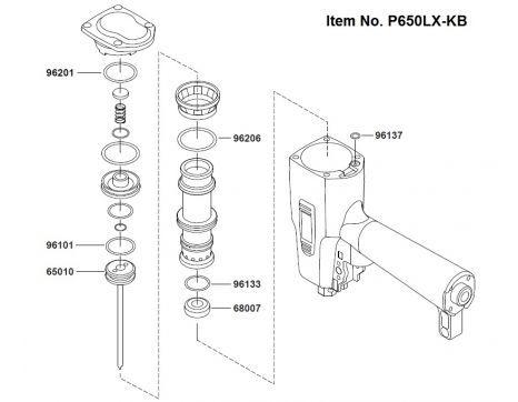 Grex P650LX-KB Driver Kit | Nail Gun Depot