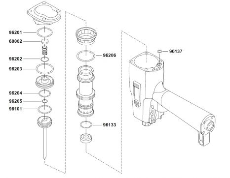Grex P650LX-KD O-Ring Service Kit | Nail Gun Depot