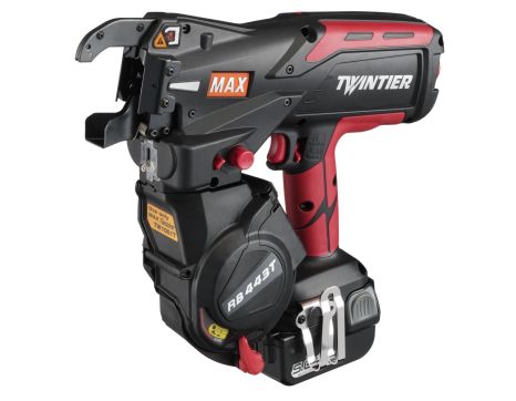 Max USA TwinTier Cordless Rebar Wire Tier | RB443T | Nail Gun Depot