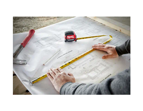 Milwaukee 8m/26ft Wide Blade Tape Measure | 48-22-0326 | Nail Gun