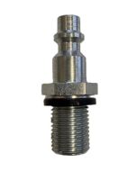 BeA 14001371 1/4" Industrial Interchange Air Plug US, 1/4" MPT