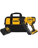 Dewalt DCN650D1 20V 15 Gauge Cordless Angled Finish Nailer Kit