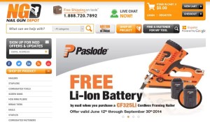 Nail Gun Depot Website