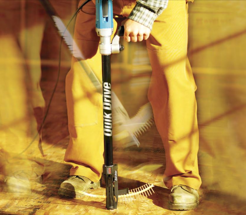 Quik Drive Subfloor Installation