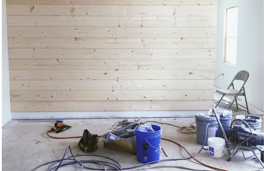 FP Supply Shiplap in Progress
