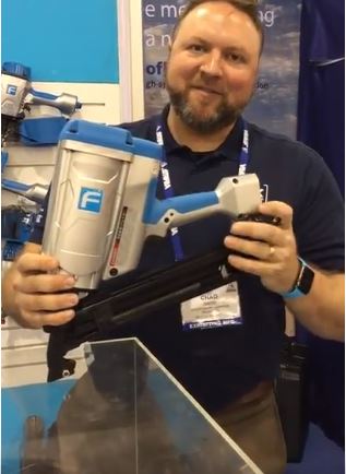 Fasco America shows off the F70G Cordless Joist Hanger Nailer