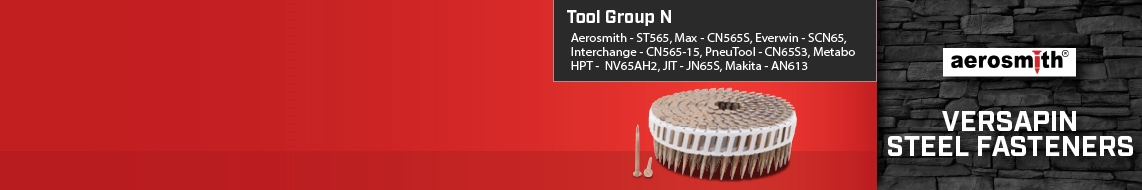 Nail Gun Depot Aerosmith VersaPin Steel Fasteners Nail Gun Depot VersaPin Steel Fasteners” width=