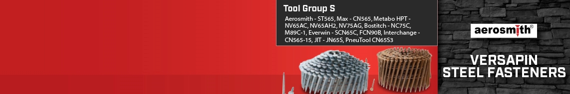 Nail Gun Depot Aerosmith VersaPin Steel Fasteners Nail Gun Depot VersaPin Steel Fasteners” width=