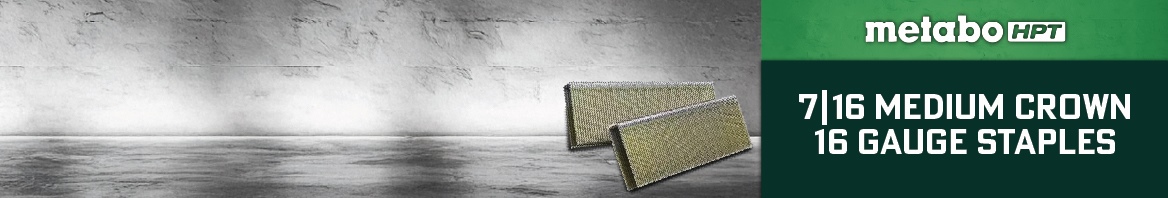 Nail Gun Depot 7|16 Medium Crown 16 Gauge Staples