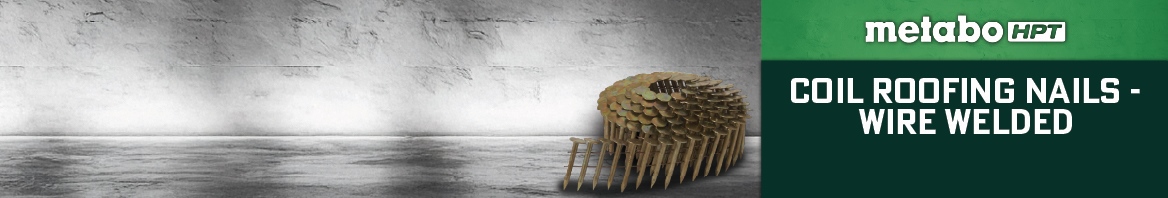 Nail Gun Depot Metabo Coil Roofing Nails - Wire Welded Nail Gun Depot Coil Roofing Nails - Wire Welded