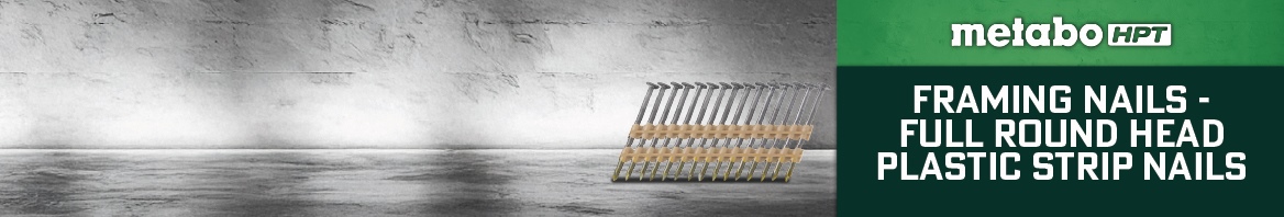 Nail Gun Depot Framing Nails - Full Round Head Plastic Strip Nails