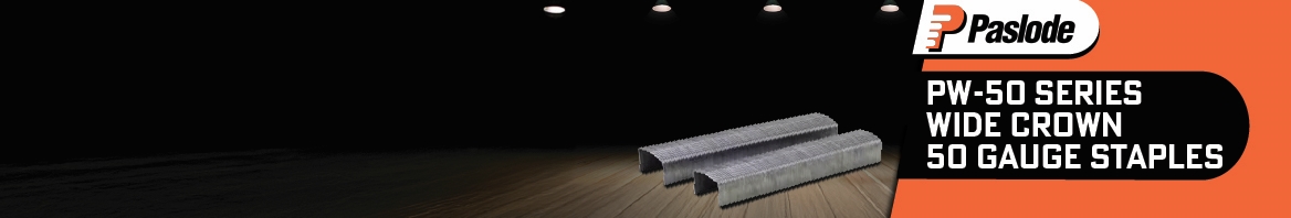 Nail Gun Depot PW-50 Series Wide Crown 50 Gauge Staples