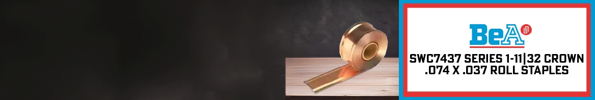 Nail Gun Depot SWC7437 Series 1-11|32 Crown .074 X .037 Roll Staples