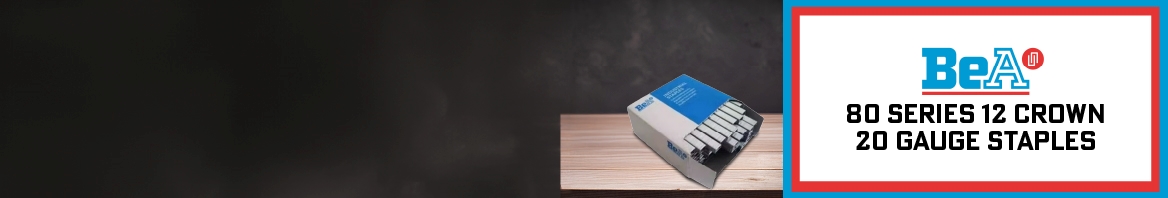 Nail Gun Depot BeA 80 Series 1|2 Crown 20 Gauge Staples Nail Gun Depot 80 Series 1|2 Crown 20 Gauge Staples