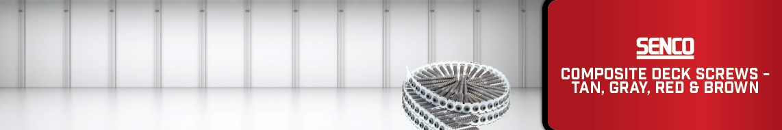 Nail Gun Depot Composite Deck Screws - Tan, Gray, Red & Brown