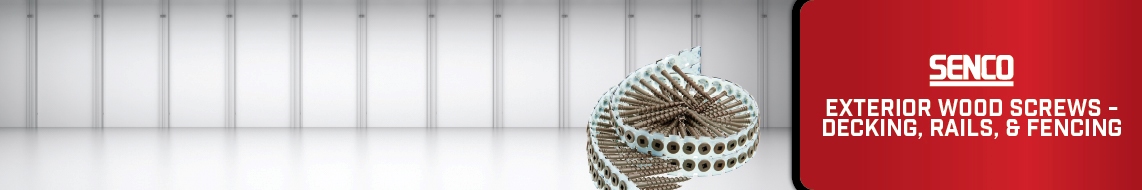 Nail Gun Depot Senco Exterior Wood Screws - Decking, Rails, & Fencing Nail Gun Depot Exterior Wood Screws - Decking, Rails, & Fencing