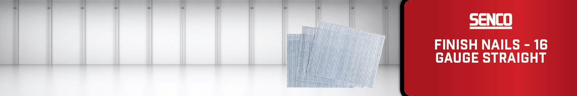 Nail Gun Depot Senco Finish Nails - 16 Gauge Straight Nail Gun Depot Finish Nails - 16 Gauge Straight