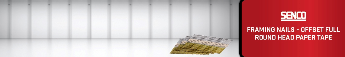 Nail Gun Depot Framing Nails - Offset Full Round Head Paper Tape