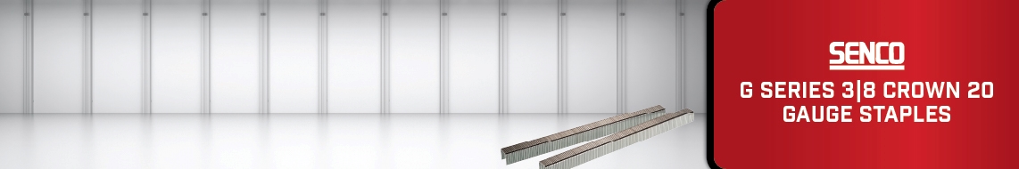 Nail Gun Depot G Series 3|8 Crown 20 Gauge Staples