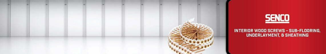 Nail Gun Depot Senco Interior Wood Screws - Sub-Flooring, Underlayment, & Sheathing Nail Gun Depot Interior Wood Screws - Sub-Flooring, Underlayment, & Sheathing