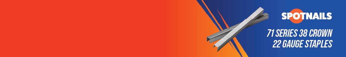 Nail Gun Depot Spotnails 71 Series 3|8 Crown 22 Gauge Staples Nail Gun Depot 71 Series 3|8 Crown 22 Gauge Staples” width=