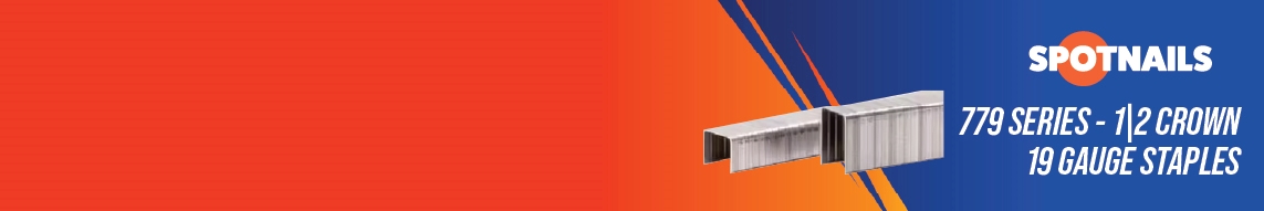 Nail Gun Depot Spotnails 779 Series - 1|2 Crown 19 Gauge Staples Nail Gun Depot 779 Series - 1|2 Crown 19 Gauge Staples” width=