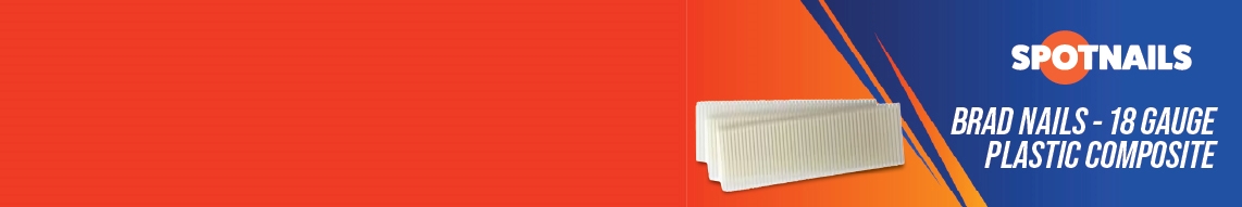 Nail Gun Depot Brad Nails - 18 Gauge Plastic Composite