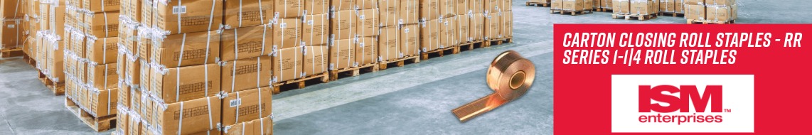 Nail Gun Depot Carton Closing Roll Staples - RR Series 1-1|4 Roll Staples” width=