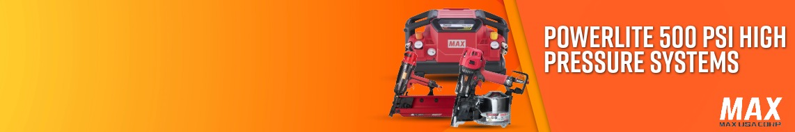 Nail Gun Depot MAX PowerLite 500 PSI High Pressure Systems Nail Gun Depot PowerLite 500 PSI High Pressure Systems