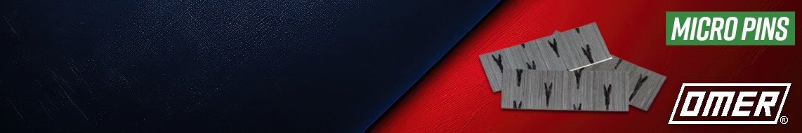 Nail Gun Depot Omer Micro Pins - MG Series 21 Gauge Headed Pins Nail Gun Depot Micro Pins - MG Series 21 Gauge Headed Pins” width=