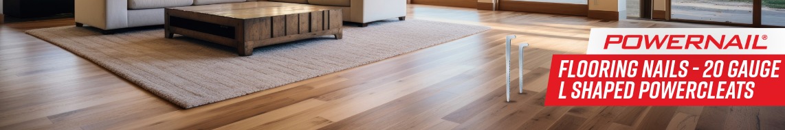 Nail Gun Depot Flooring Nails - 20 Gauge L Shaped PowerCleats” width=