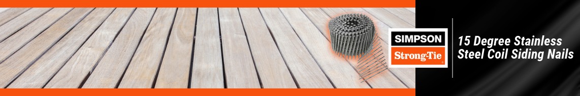 Nail Gun Depot 15 Degree Stainless Steel Coil Siding Nails
