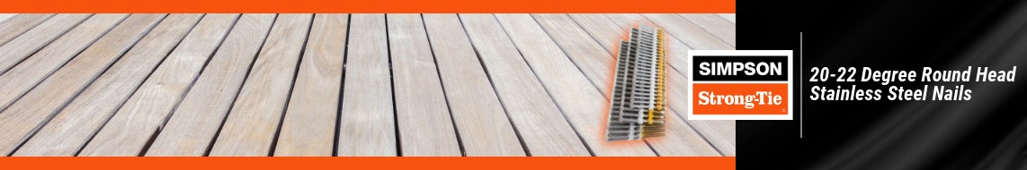 Nail Gun Depot 20-22 Degree Round Head Stainless Steel Nails