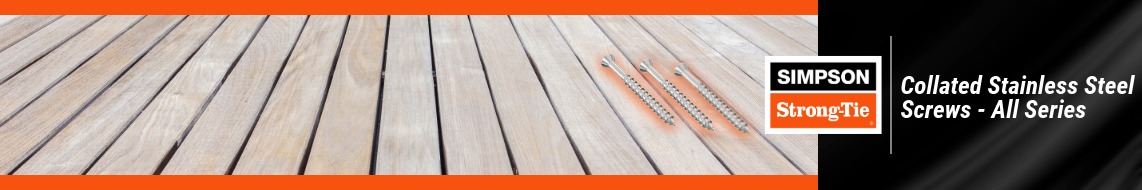 Nail Gun Depot Stainless Steel Screws - SSWSC2B, SSDTH, & SS3DSCB Series Screws