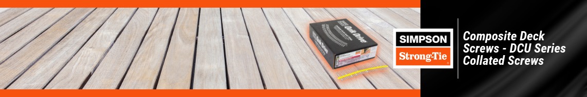 Nail Gun Depot Composite Deck Screws - DCU Series Composi-Lok Deck Screws