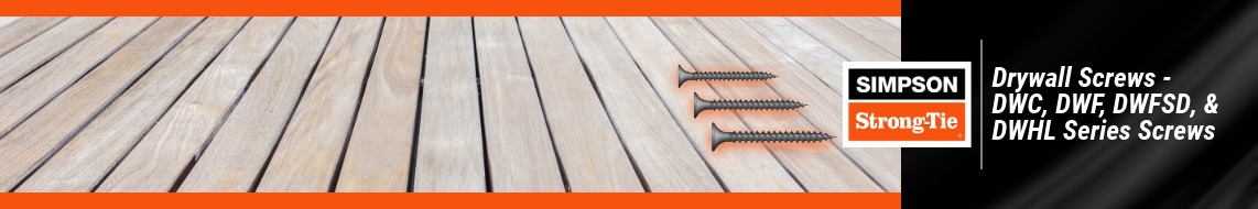Nail Gun Depot Drywall Screws - DWC, DWFSD, & DWF Series Screws