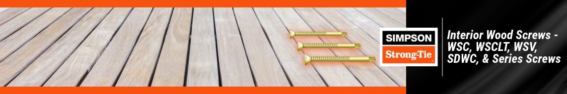 Nail Gun Depot Interior Wood Screws - WSC, WSNTL, & PPSD Series Screws