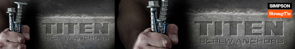 Nail Gun Depot Titen Turbo Concrete Screw Anchors