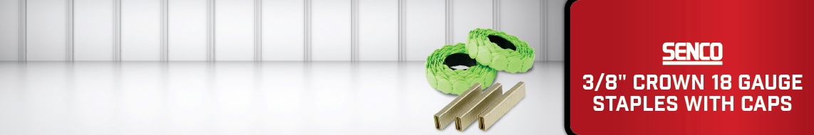 Nail Gun Depot Cap Staples 1|2 Crown 20 Gauge Staples w|Caps